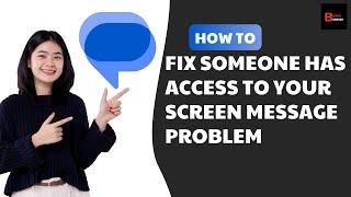 How To Fix Someone Has Access To Your Screen Message Problem | You’re Sharing Your Screen Error