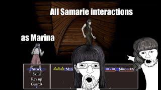 All Samarie interactions as Marina - Fear & Hunger 2 Termina