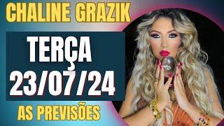 Vidente CHALINE GRAZIK 23/07/24 Previsões #chalinegrazik #previsões #fyp