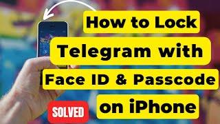 How to lock telegram with Face ID & passcode in iPhone