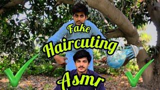 ASMR Hair cuting But I am Fake Barber