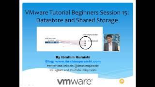 VMware Tutorial Beginners | Session 15 Datastore and Shared Storage