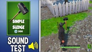 NEW SIMPLE SLEDGE PICKAXE Gameplay in Fortnite!