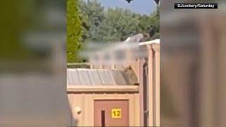 Video appears to show gunman on roof before assassination attempt