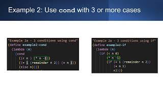 Conditional Statements in Scheme - "if" vs "cond"