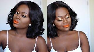 Bright Orange Lips/Lipstick On Dark Skin| Makeup Tutorial