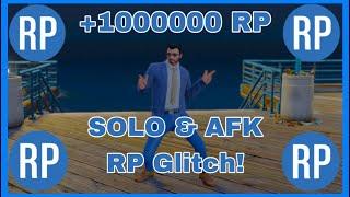 *Solo* AFK Easy RP Glitch in GTA 5! Best Method!