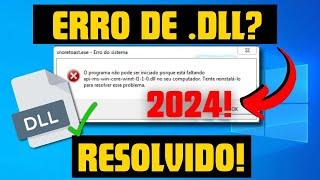 COMO RESOLVER TODOS OS ERROS DE DLL DO WINDOWS EM 2024