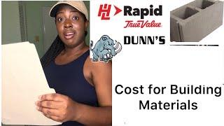 Building a house in Jamaica | Cost of Construction Material Dunn’s & Rapid True Value