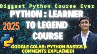  Python on Google Colab: Learn Basics & Comments Step-by-Step  #coding #artificialintelligence