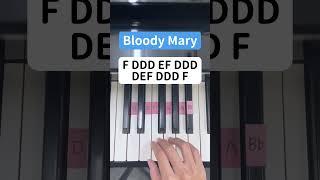 Bloody Mary (Piano Tutorial) #TikTok