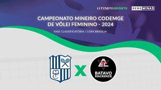 GERDAU MINAS x BATAVO/ MACKENZIE | AO VIVO E COM IMAGENS | CAMPEONATO MINEIRO CODEMG 2024