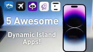 5 Awesome Dynamic Island Apps for iPhone 14 Pro and iPhone 15!