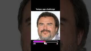 Tempo Age Challenge of Jack Black #tempoapp #shorts