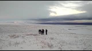 "Summit Walk: Battling Snow in -15 Degree Cold!" #kars #hiking #mountains #sunrise #türkiye