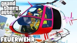 HELIKOPTER am FLUGHAFEN!   - Feuerwehr Mod - GTA 5 Deutsch - LSRD - Grand Theft Auto V