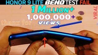 Honor 9 Lite BEND Fail! (Durability Video Both Sides 2.5D Glass Scratch Test) Poor Quality Huawei?
