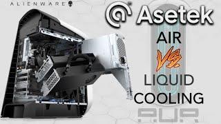 Asetek Liquid Cooling GPU Solution Vs. Air Cooling, Performance Benchmarking on Alienware Aurora R11