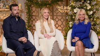 OUR LITTLE SECRET Interview! Lindsay Lohan, Kristin Chenoweth, Ian Harding, Netflix