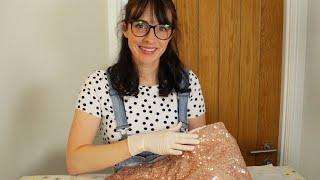 ASMR at the Preservation Museum  Conservation of a Sequin Skirt