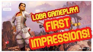 Apex Legends Season 5 | Loba Gameplay / First Impressions | First game with Loba