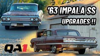 BARN FIND 1963 IMPALA SS GETS SOME MUCH NEEDED UPGRADES!!