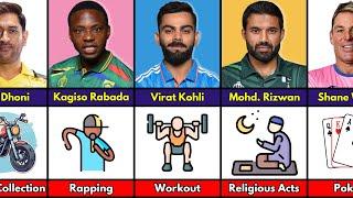 Famous Cricketers With Their Hobbies