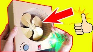 Electric Table Fan Using CARDBOARD – 365 Crafts