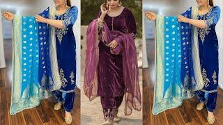 %Top Velvet Punjabi Suit Designs #2023 ||Latest Slawar Kameez Design||Latest Punjabi Suit Design