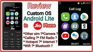 Review ...Custom ROM Android Lite in  jio Phone