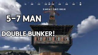 Best Double Bunker Rust Console Base Design