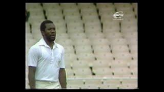 ENGLAND v WEST INDIES 3rd TEST MATCH DAY 5 OLD TRAFFORD JULY 5 1988 MALCOLM MARSHALL CURTLY AMBROSE