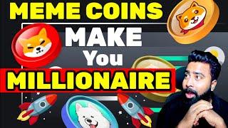 MEME COINS that Can MAKE YOU Millionaire  करोड़पति बनाने वाले MEME COINS || Crypto News Today