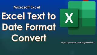 Excel Text to Date Format Convert | Text column to Date