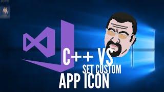 How to set a custom Icon in Visual Studio C++