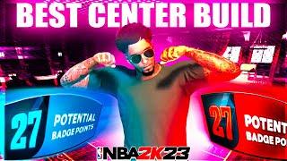 BEST CENTER BUILD 2K23 CURRENT GEN *OVERPOWERED* BEST PAINT BEAST! FINISHING AND DEFENSIVE BUILD!