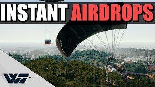 GUIDE: How to get EASY AIRDROPS - Airdrop as the first items you loot! - PUBG