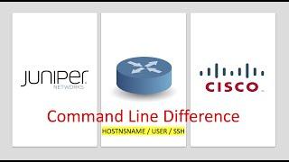 How To configure Hostname/User/SSH | Juniper vs Cisco | Command Line Difference -Basic