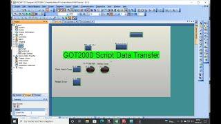 Data Transfer Script using mitsubishi hmi scripting in Mitsubishi HMI GOT2000