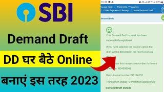 How to make dd online in sbi | Sbi me online dd kaise banaye 2023 | Sbi dd online