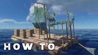 HOW TO BUILD a raft in Stranded Deep Complete Guide