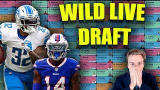 LIVE FANTASY FOOTBALL DRAFT (THIS IS WILD) || 2021 Fantasy Football