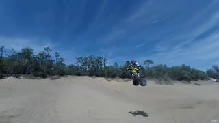 Hunter Hart Hitting Berm Jump At Croom On A Quad  2(03/03/19)