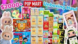 $2000+ POPMART HAUL & UNBOXING ** LABUBU, HIRONO, KUBO, ANO SOOOO MUCH MORE!!