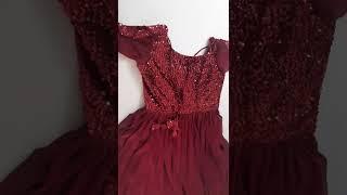 Designer gown cutting and stitching #shortvideo