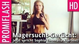 Magersucht-Gerücht um Sophia Thomalla! Jetzt spricht sie Klartext