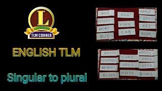 ENGLISH TLM  Singular to plural prepared by K.V.N.L.NARASAMAMBA