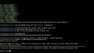 SyNhCk - Linux privilege escalation. Cracking /etc/shadow (yescrypt) TL;DR