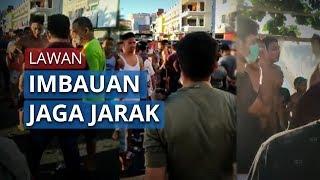 Langgar Imbauan Jaga Jarak, Viral Video Warga Menyebut Mandi di Pantai jadi Obat Cegah Corona