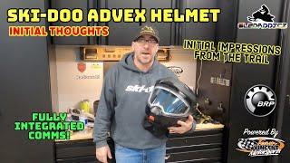 Ski-doo Advex Helmet for Snowmobiling | Initial Impressions | What Do We Think After 1000 kms?